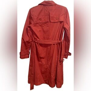 Ben Sherman Dusty Rose Trench Coat with floral lining.